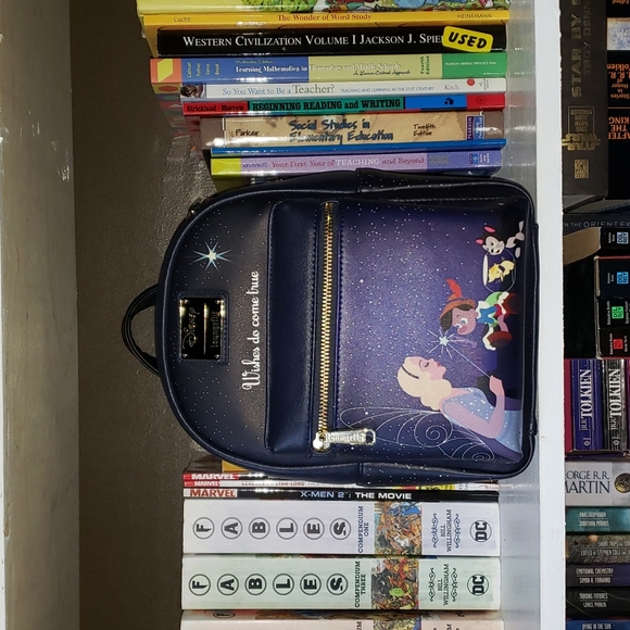 Pinocchio Blue Fairy Loungefly Mini-Backpack - Picture 8 of 9